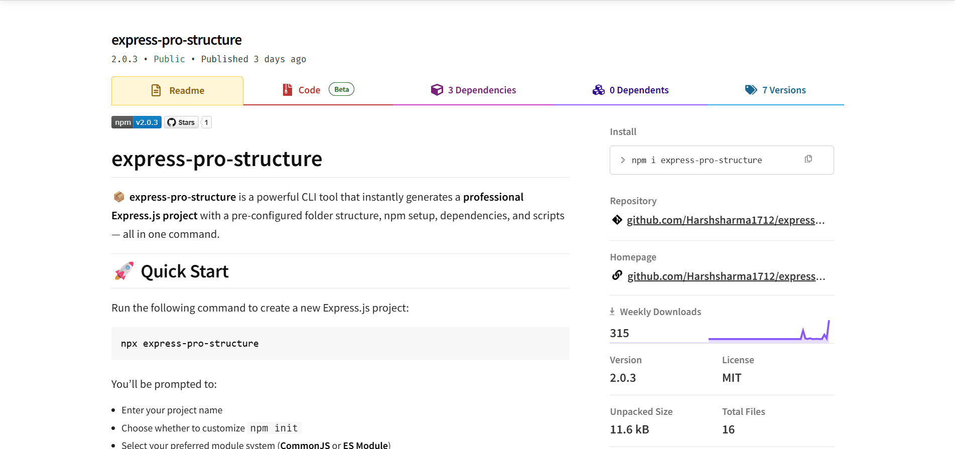 Express-pro-structure preview